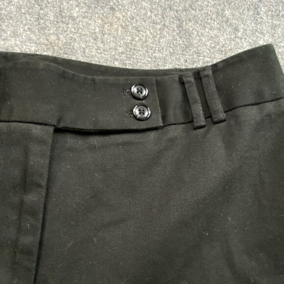 Ann Taylor Pants Women's 6 Black Straight-Leg Dress trousers Stretch Office Wear - Picture 2 of 11
